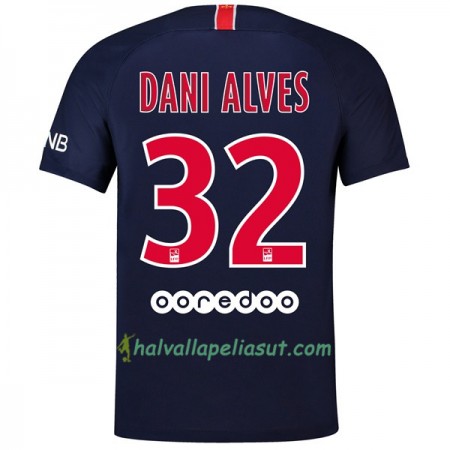 Jalkapallo Pelipaidat Paris Saint-Germain Dani Alves 32 Kotipaita 2018-2019 Lyhythihainen